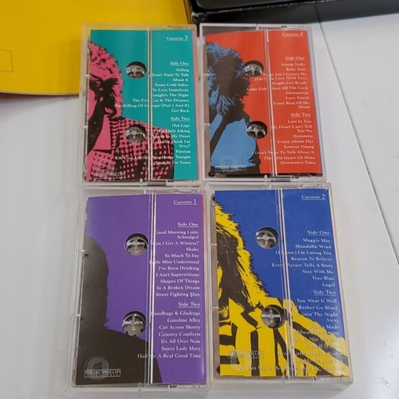 Vintage Rod Stewart Storyteller The Complete Anthology Cassette Tapes Set Music - Picture 7 of 14